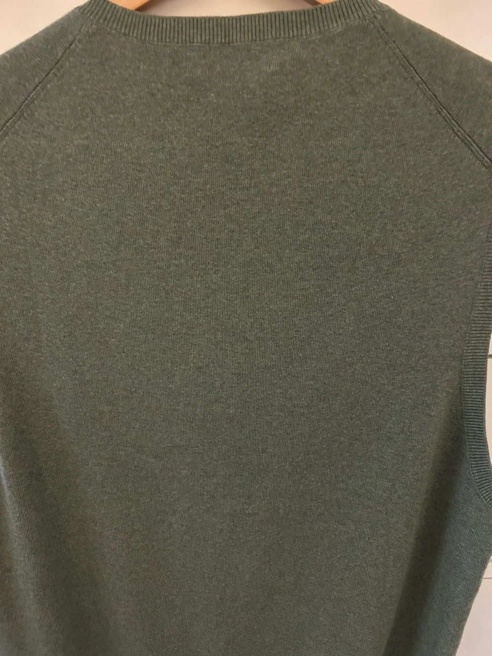 Polo by Ralph Lauren Olive V-Neck Wool Sweater Vest Size M
